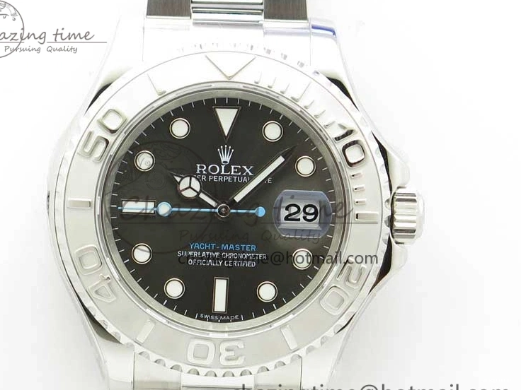 Edition Bracelet SS Yacht-Master Steel Best ARF 116622 SH3135 904L 1:1 Dial Gray on 0515